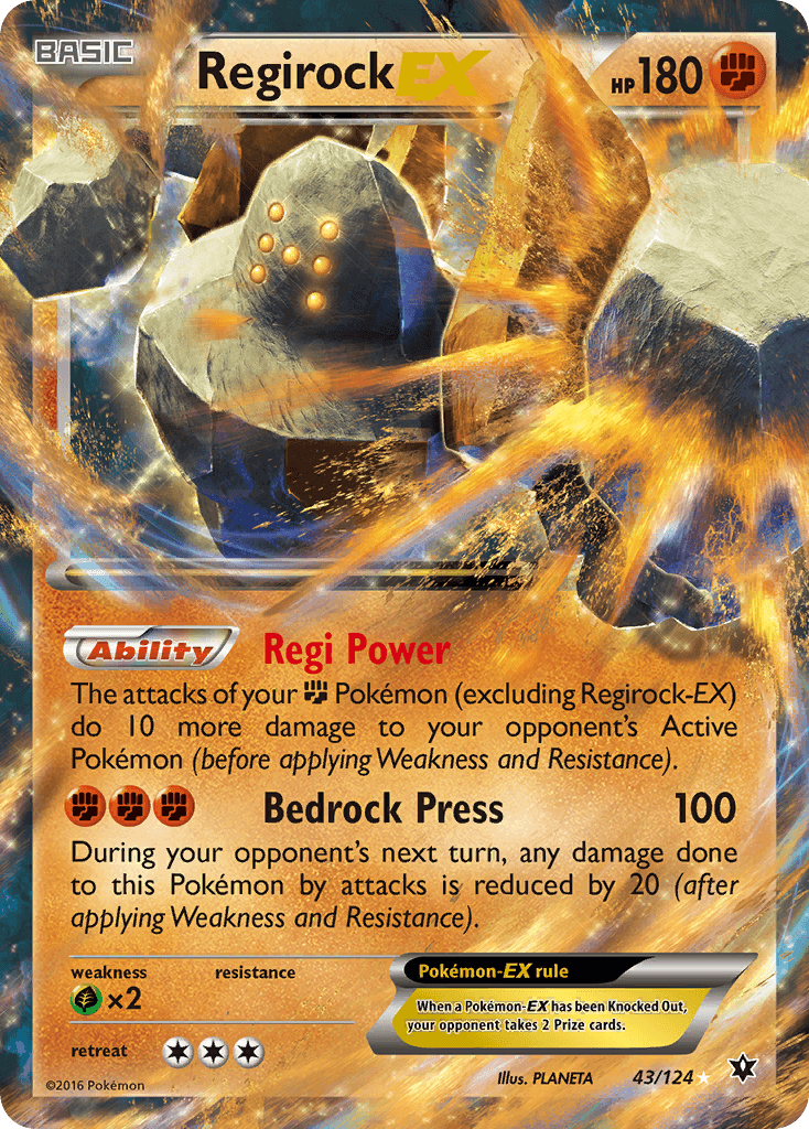 Regirock-EX Fates Collide