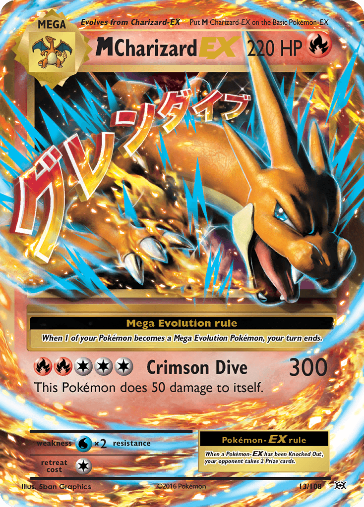 M Charizard-EX Evolutions