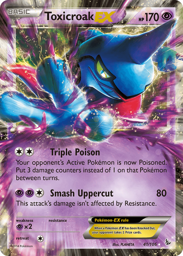 Toxicroak-EX Flashfire