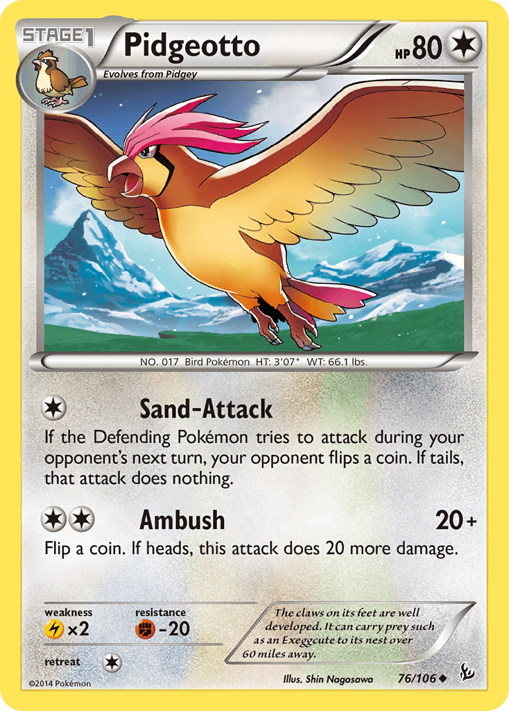Pidgeotto Flashfire