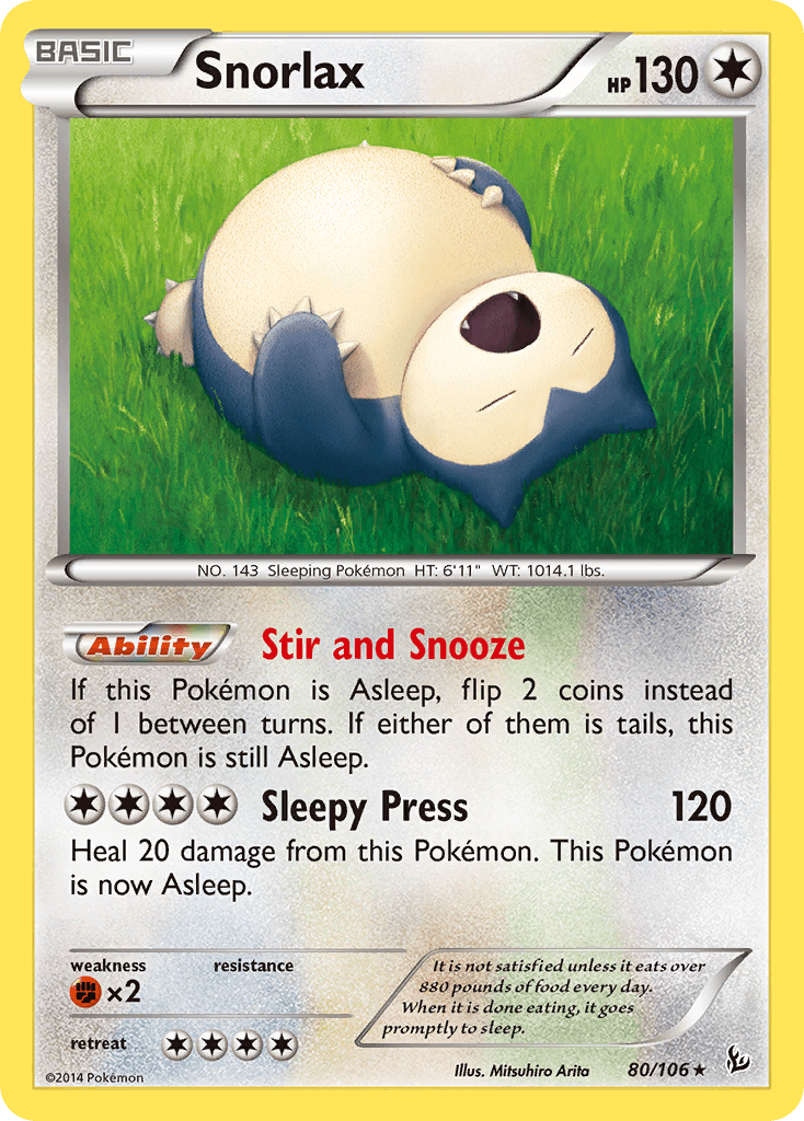 Snorlax Flashfire
