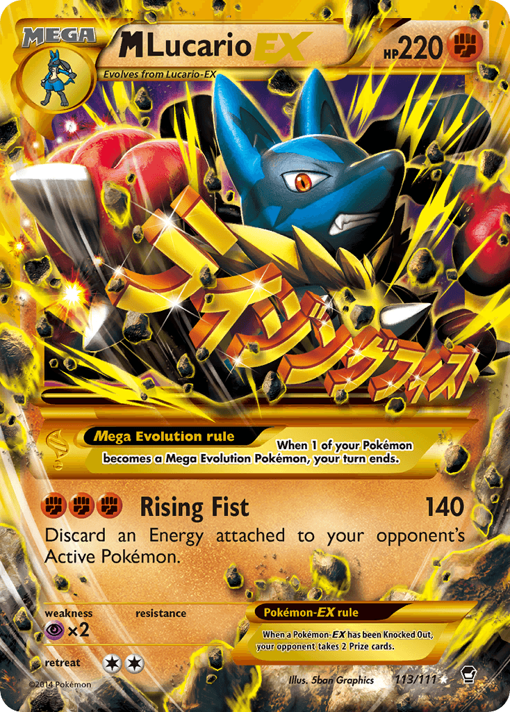 M Lucario-EX Furious Fists