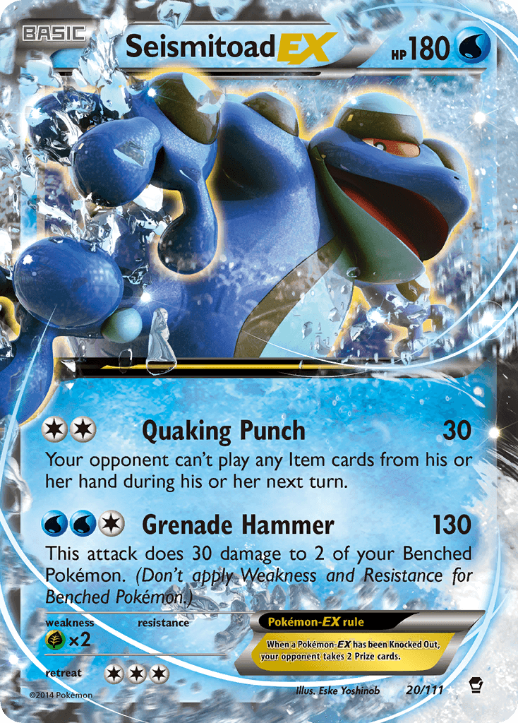 Seismitoad-EX Furious Fists