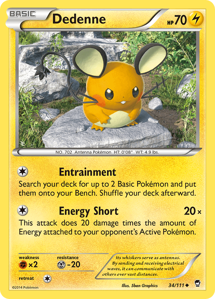 Dedenne Furious Fists