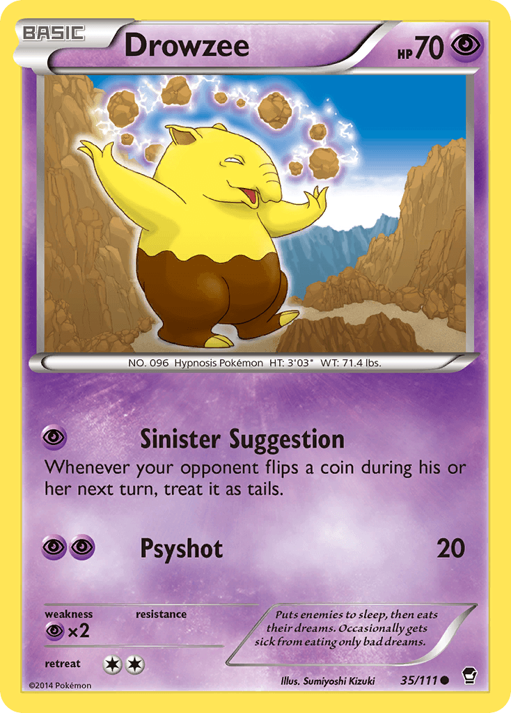 Drowzee Furious Fists