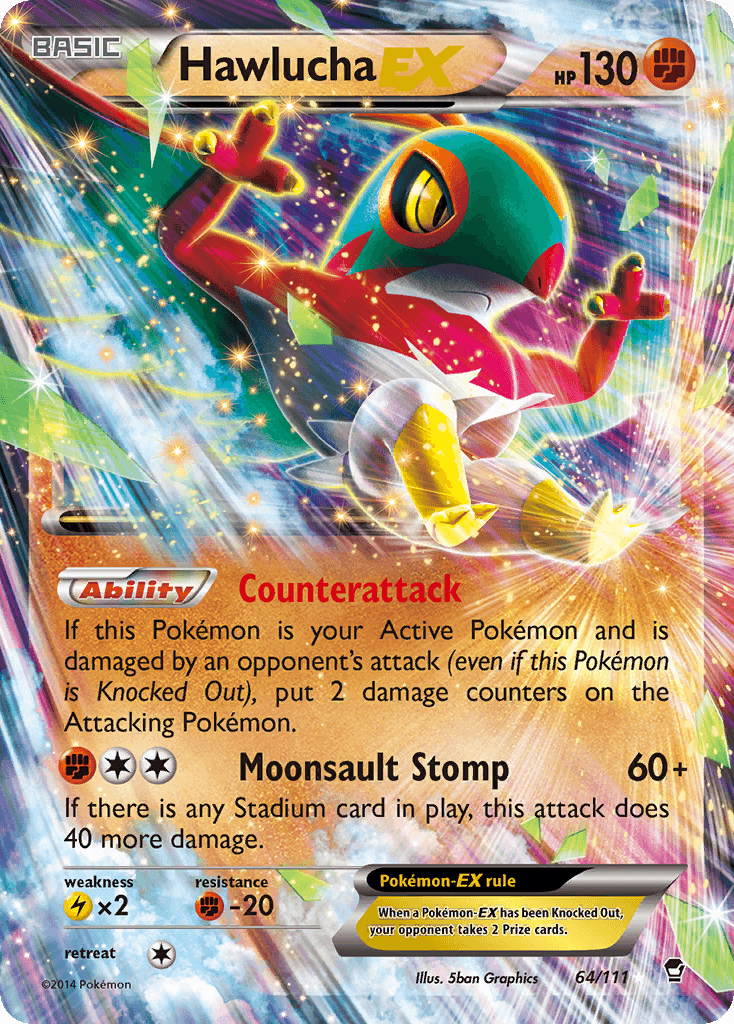 Hawlucha-EX Furious Fists