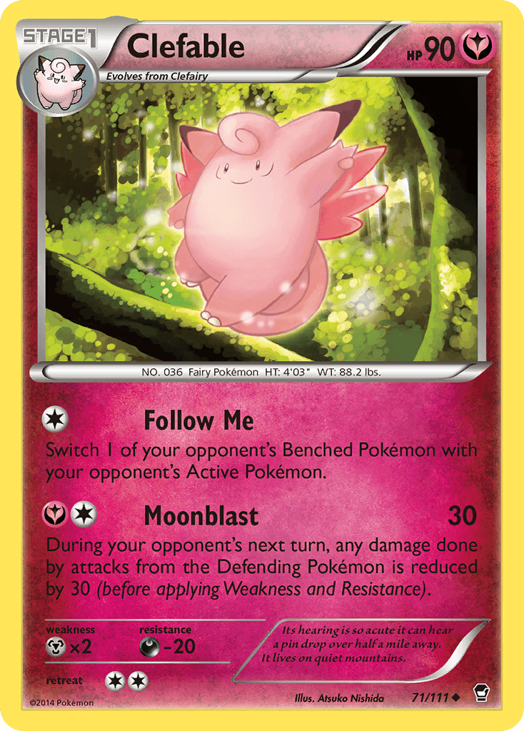 Clefable Furious Fists