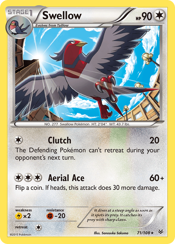 Swellow Roaring Skies
