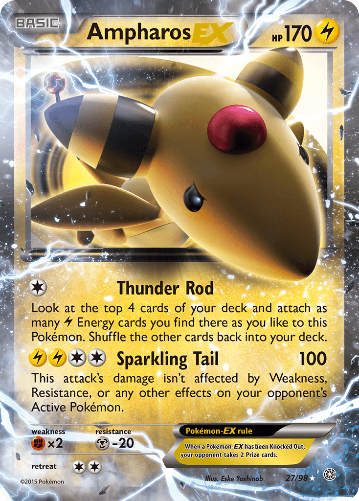 Ampharos-EX Ancient Origins