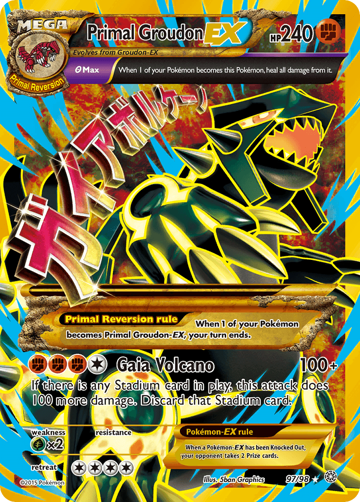 Primal Groudon-EX Ancient Origins