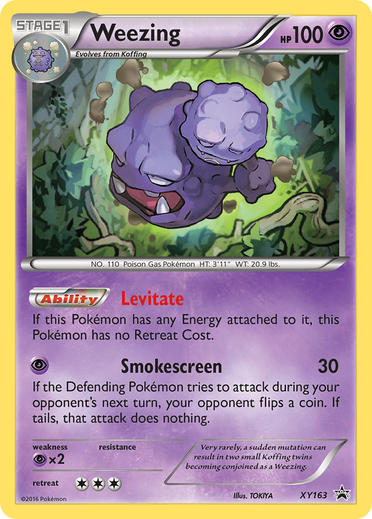 Weezing XY Black Star Promos