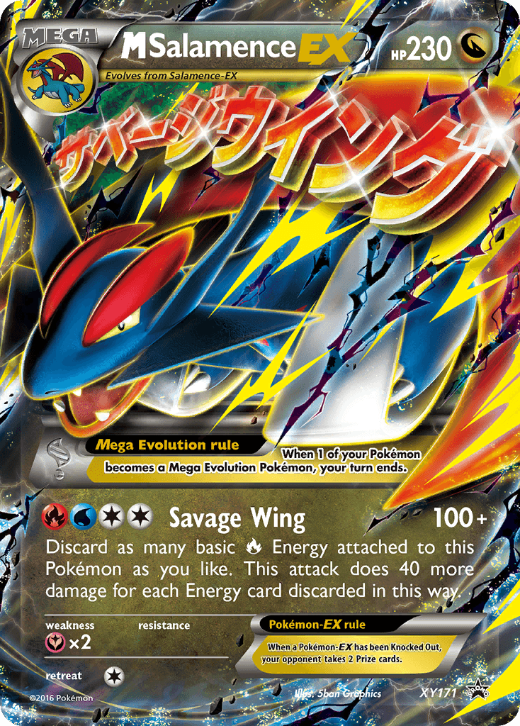 M Salamence-EX XY Black Star Promos