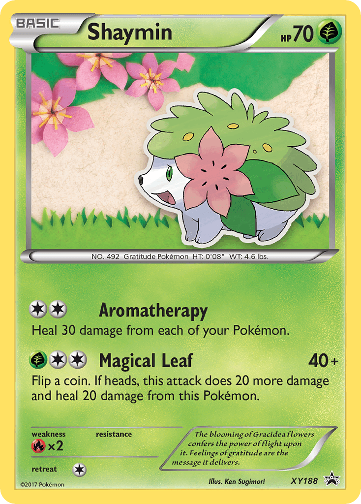 Shaymin XY Black Star Promos