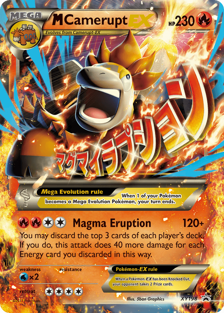 M Camerupt-EX XY Black Star Promos
