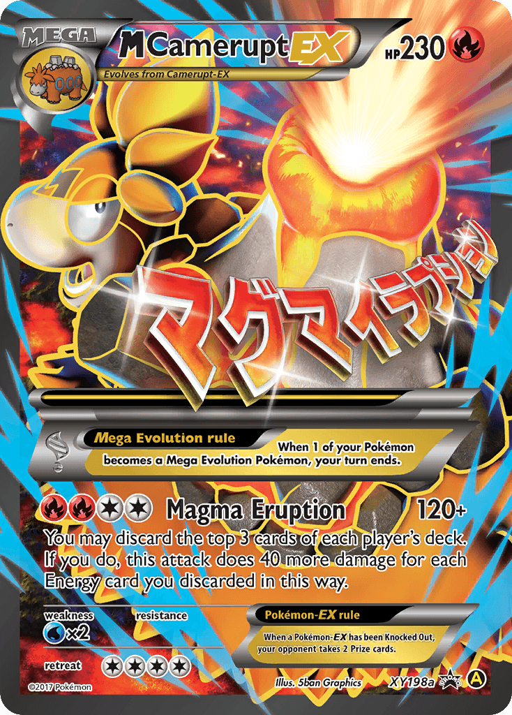 M Camerupt-EX XY Black Star Promos