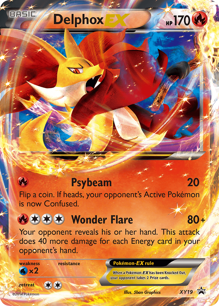 Delphox-EX XY Black Star Promos