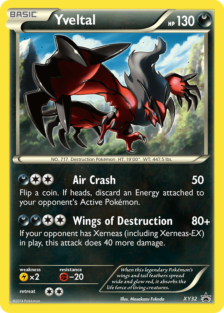 Yveltal XY Black Star Promos