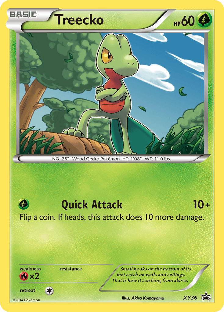 Treecko XY Black Star Promos
