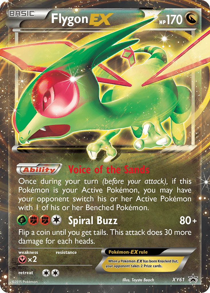 Flygon-EX XY Black Star Promos