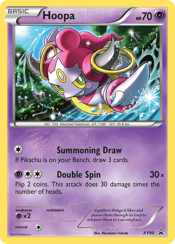 Hoopa XY Black Star Promos