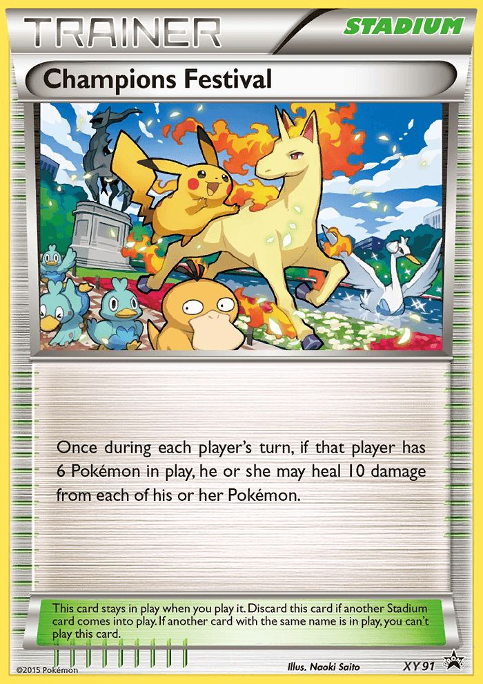 Champions Festival XY Black Star Promos