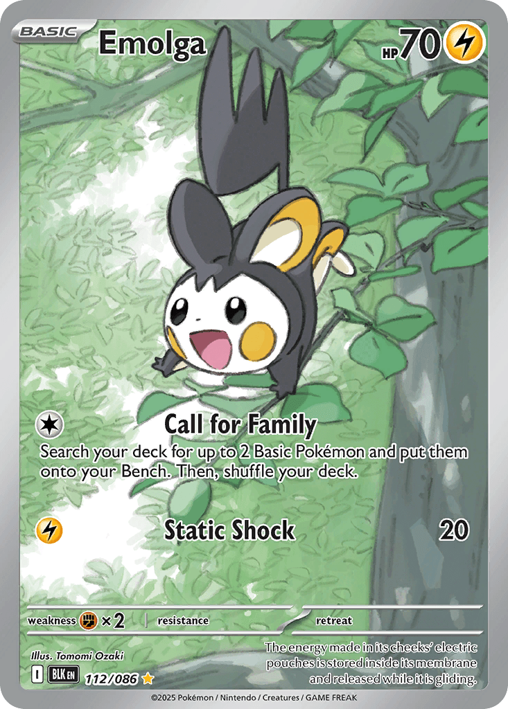 Emolga Black Bolt
