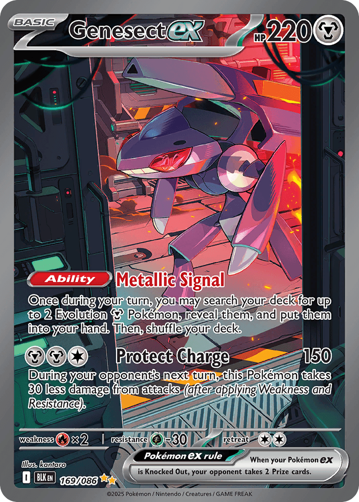 Genesect ex Black Bolt