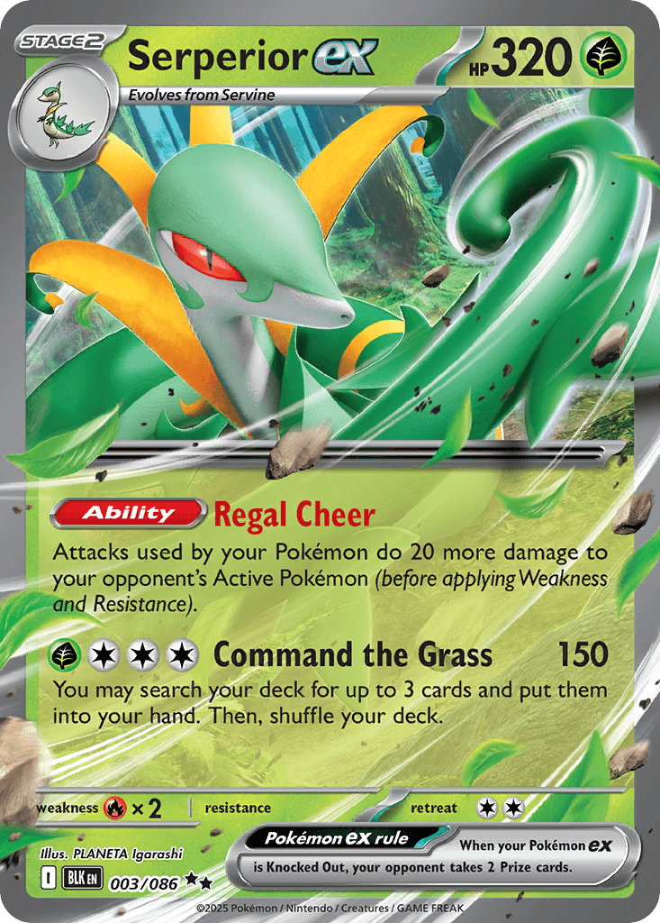 Serperior ex Black Bolt