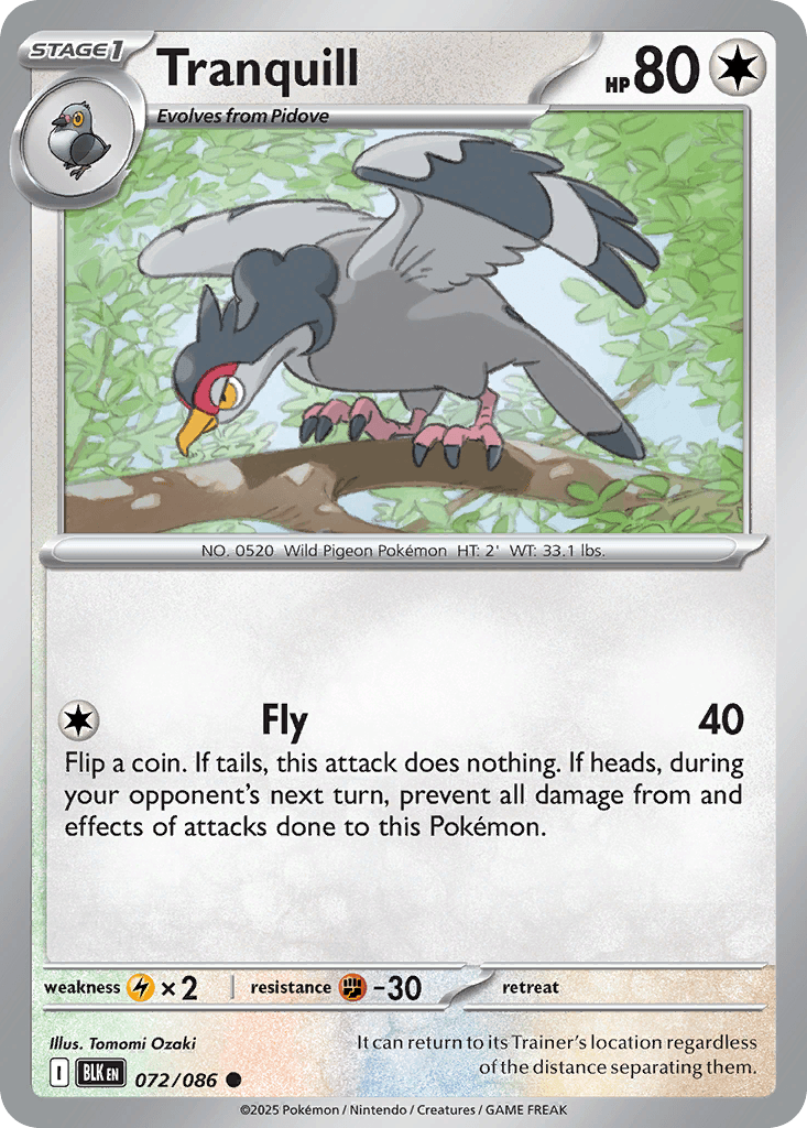 Tranquill Black Bolt