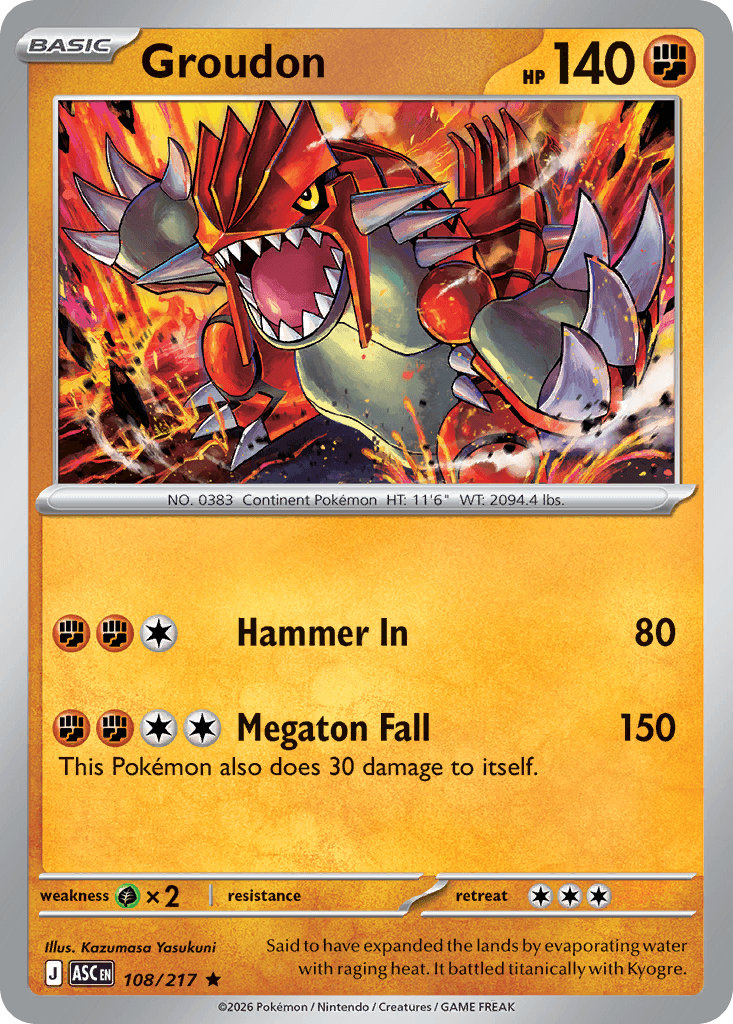 Groudon Ascended Heroes
