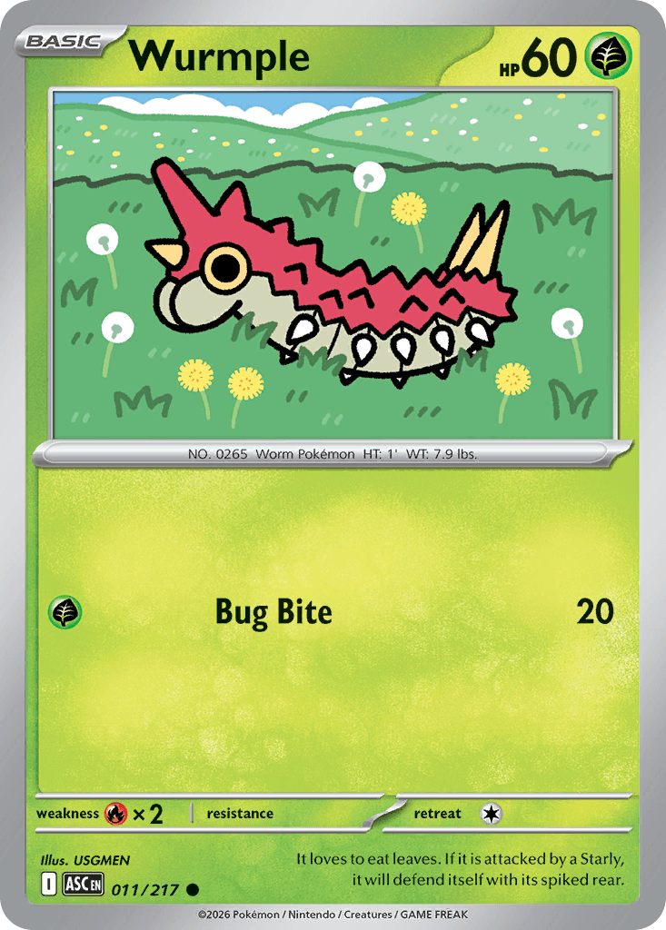 Wurmple Ascended Heroes