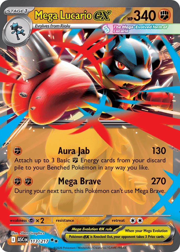 Mega Lucario ex Ascended Heroes