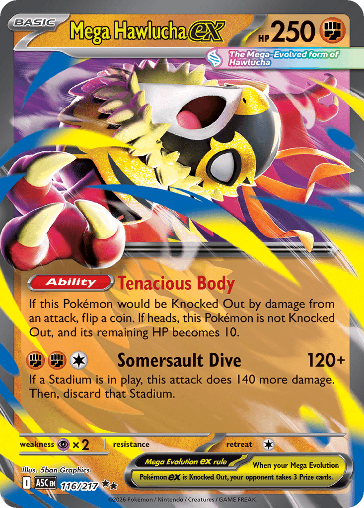 Mega Hawlucha ex Ascended Heroes