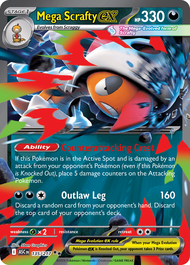 Mega Scrafty ex Ascended Heroes
