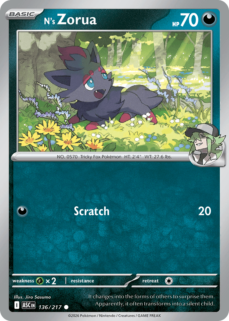 N's Zorua Ascended Heroes