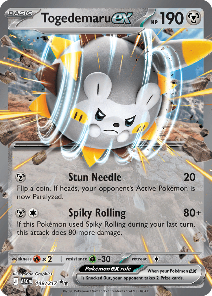 Togedemaru ex Ascended Heroes