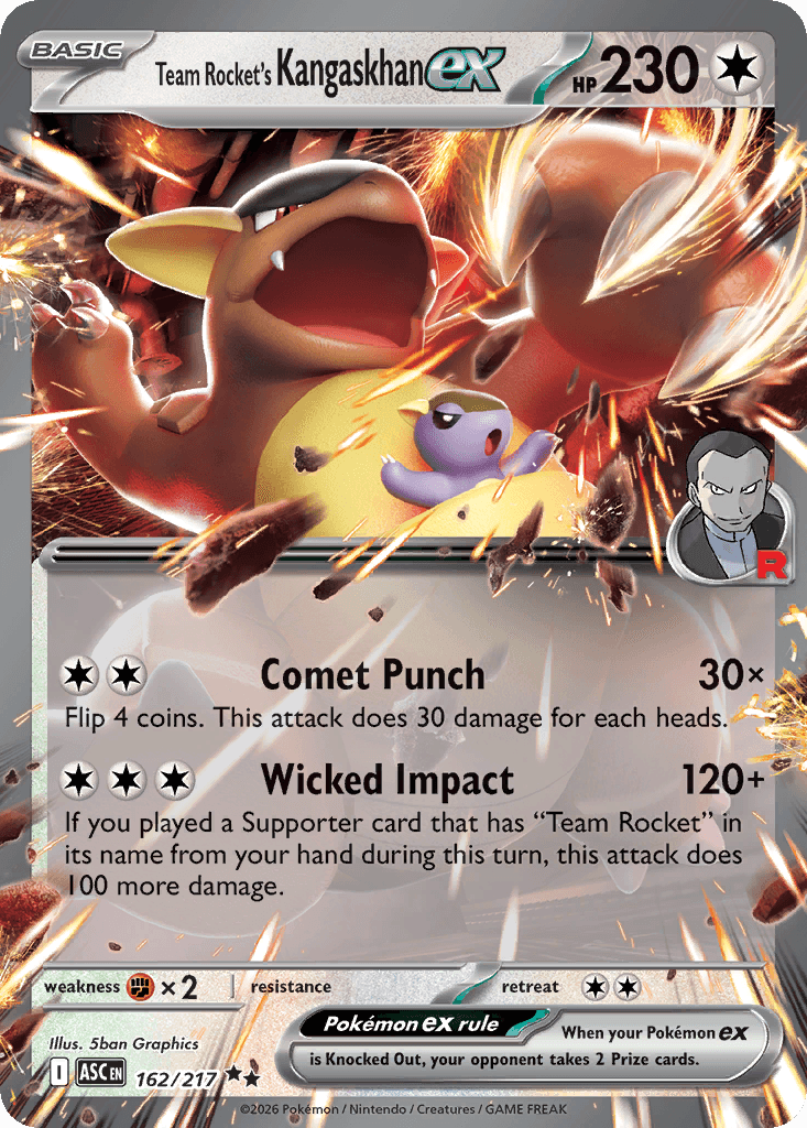 Team Rocket's Kangaskhan ex Ascended Heroes