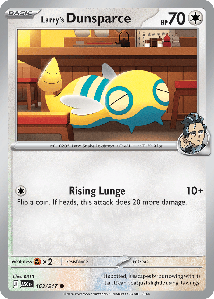Larry's Dunsparce Ascended Heroes