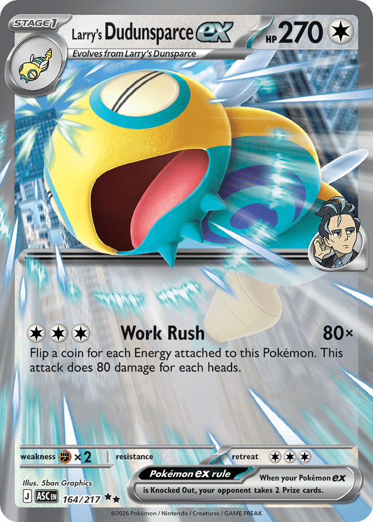 Larry's Dudunsparce ex Ascended Heroes
