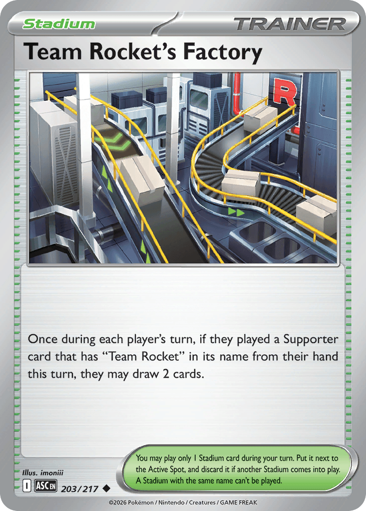 Team Rocket's Factory Ascended Heroes