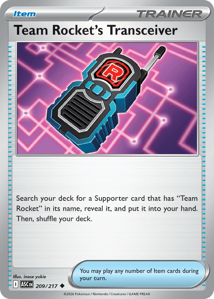 Team Rocket's Transceiver Ascended Heroes