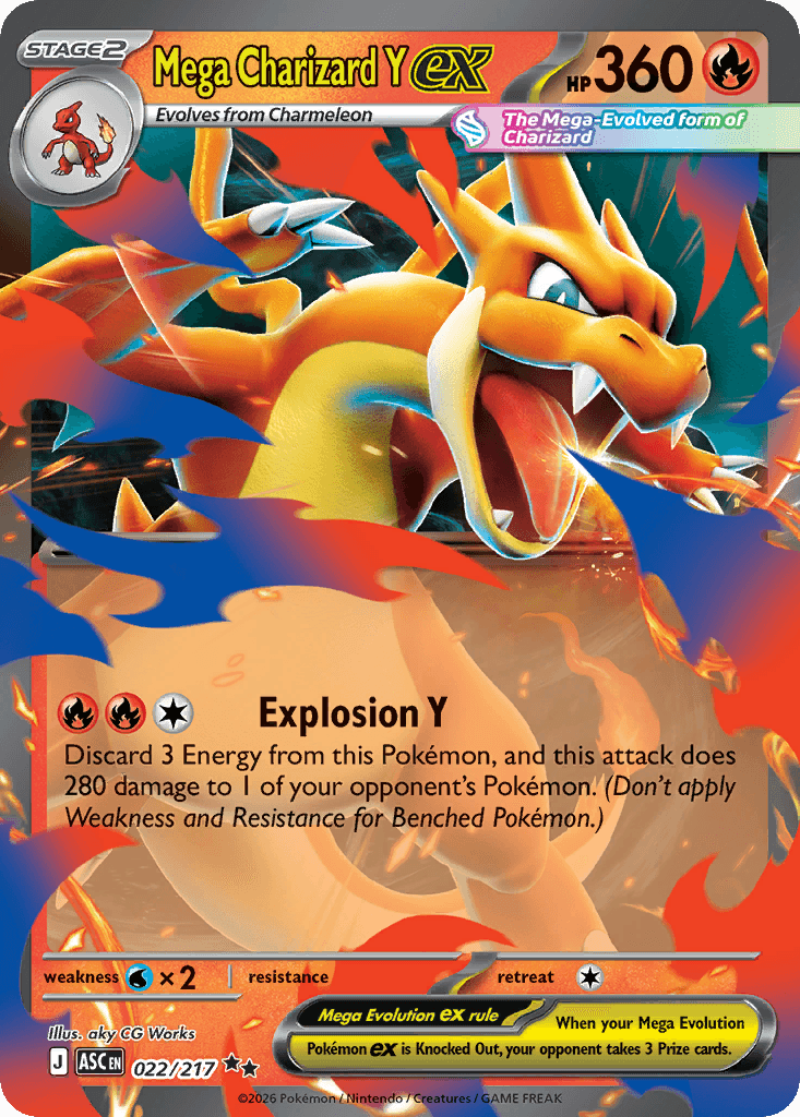 Mega Charizard Y ex Ascended Heroes
