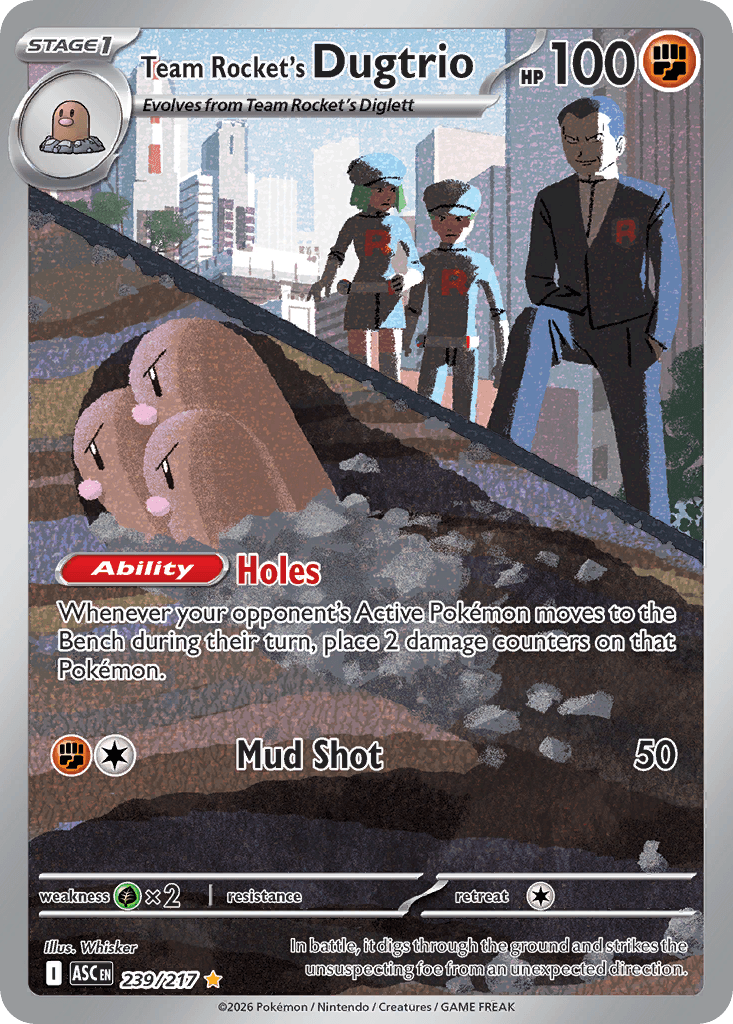 Team Rocket's Dugtrio Ascended Heroes