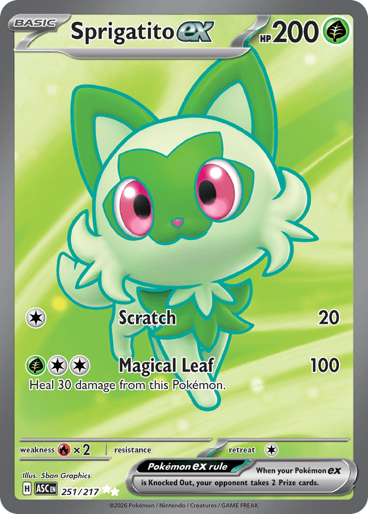 Sprigatito ex Ascended Heroes