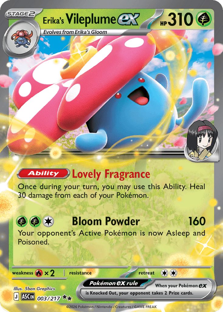 Erika's Vileplume ex Ascended Heroes