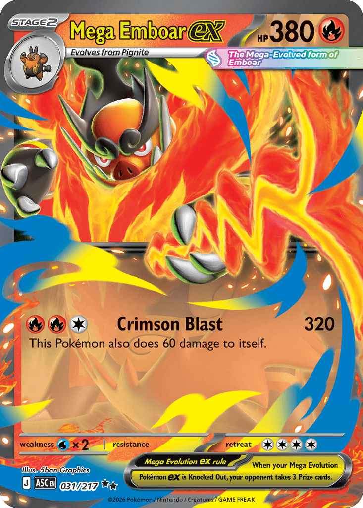 Mega Emboar ex Ascended Heroes