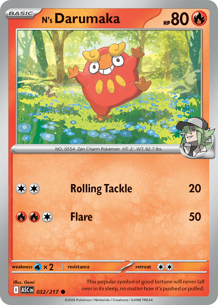 N's Darumaka Ascended Heroes