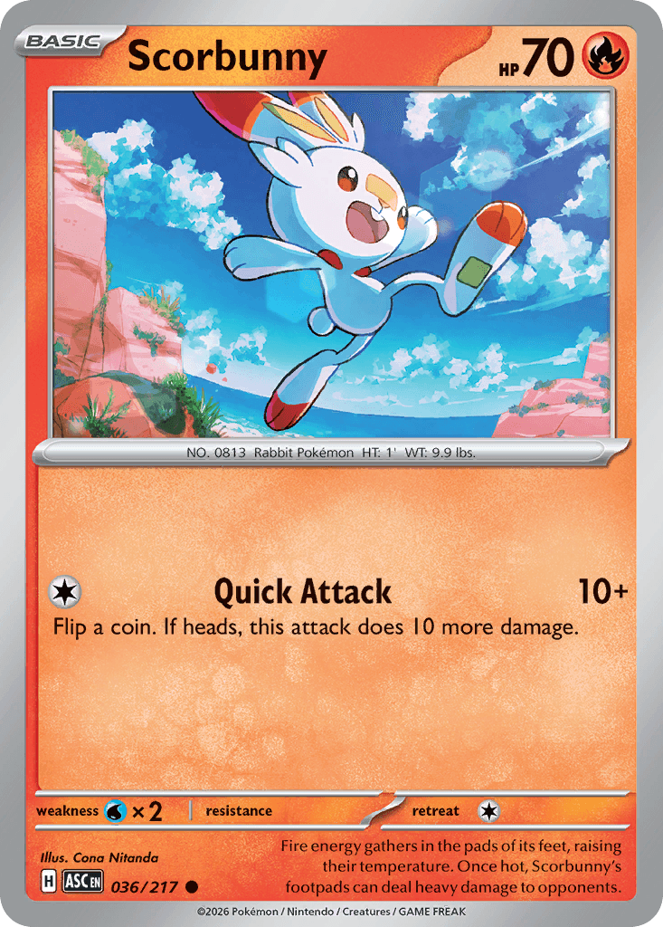 Scorbunny Ascended Heroes
