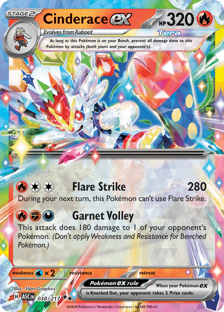 Cinderace ex Ascended Heroes