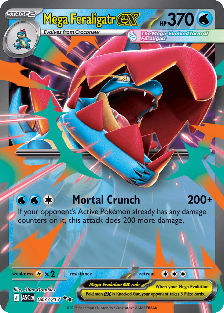 Mega Feraligatr ex Ascended Heroes